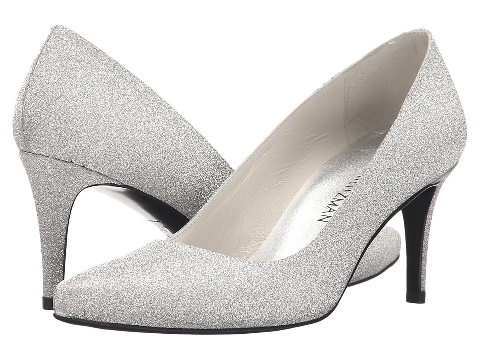 Stuart Weitzman Bridal & Evening Collection Tessa (Argento Glitterati) High Heels