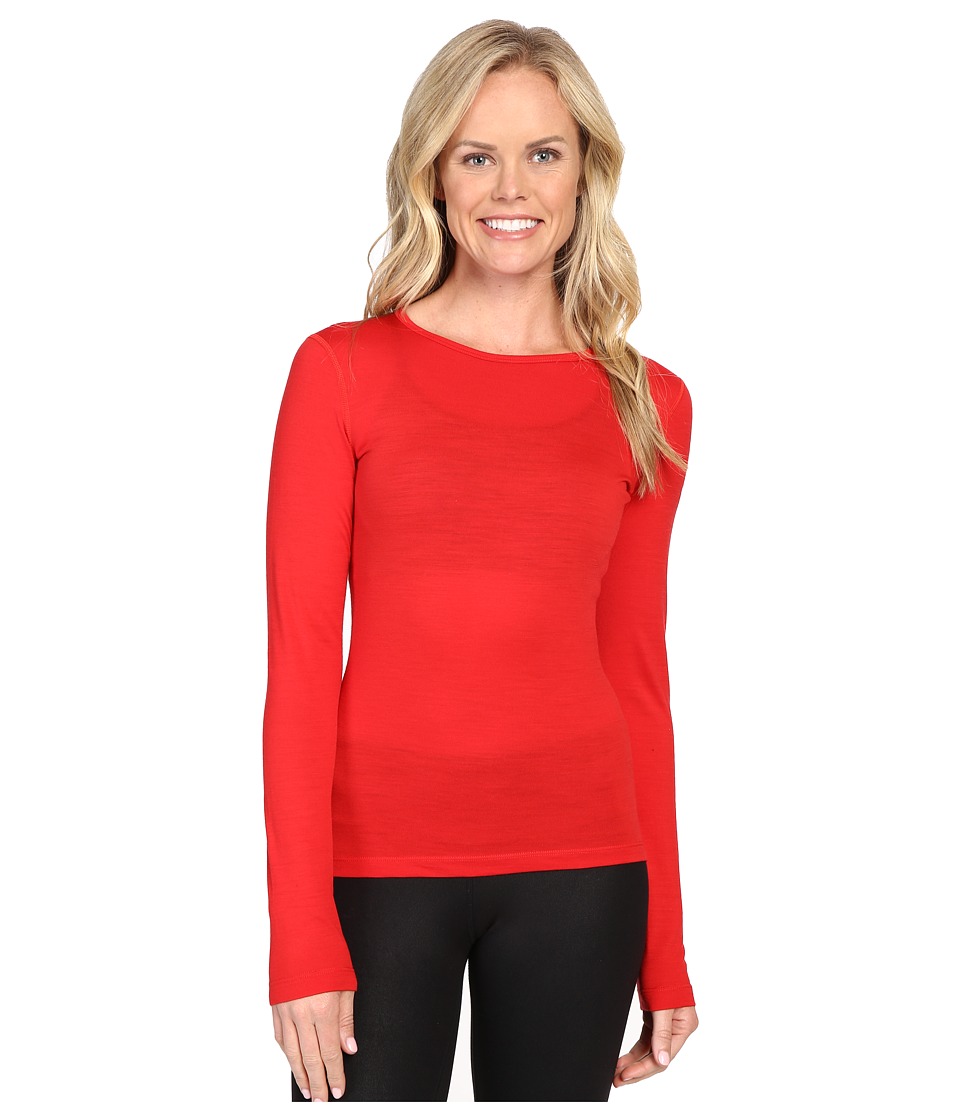 Icebreaker Oasis Long Sleeve Crewe (Rocket) Women