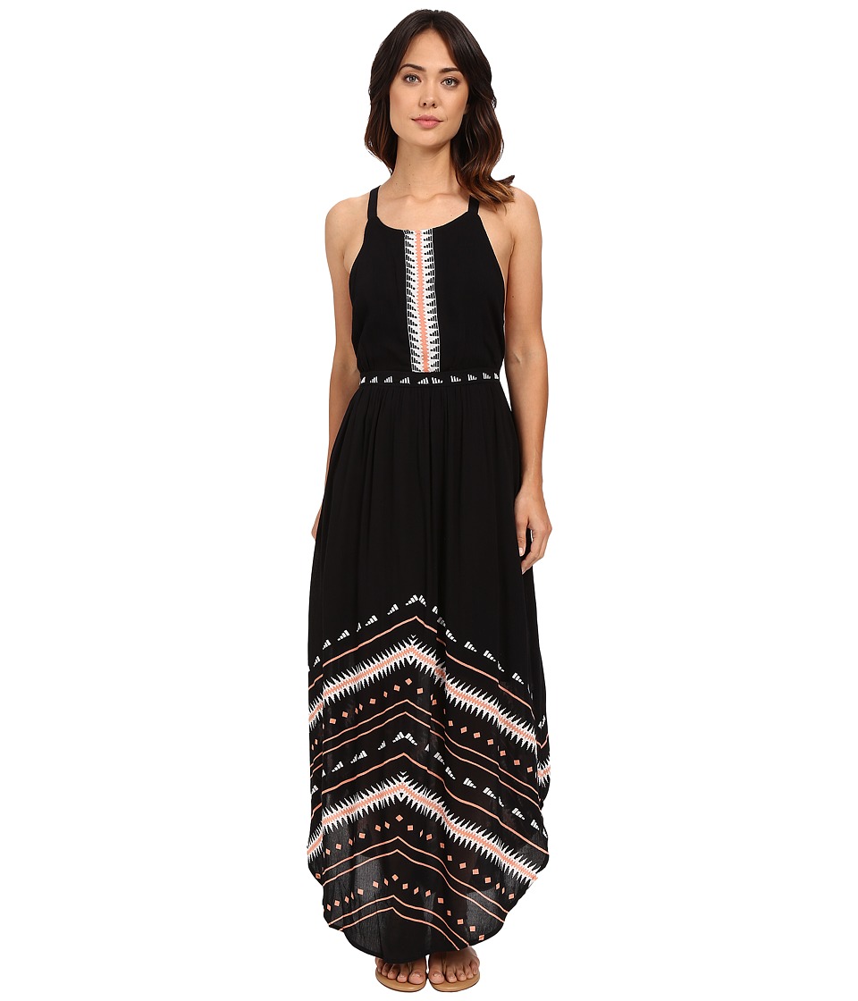 Rip Curl Electric Beach Maxi Dress (Black) Women