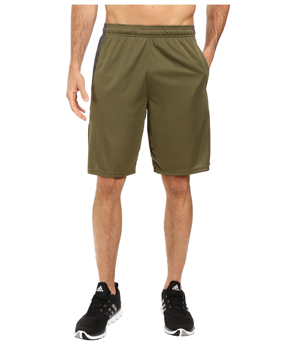 adidas Aeroknit Decoy Burnout Shorts (Olive Cargo/Black) Men