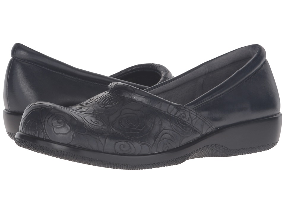 SoftWalk Adora (Navy Rose Embossed/Soft Nappa Leather) Women