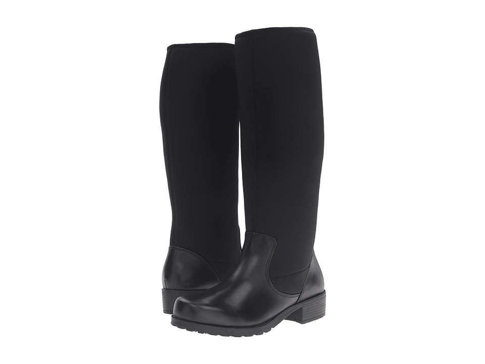 SoftWalk Biloxi (Black Smooth Leather) Women