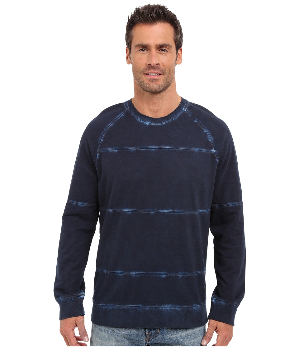 UPC 712683775013 product image for Calvin Klein Jeans - Cold Pigment Dye Stripe Shirt (Navy Armada) Men's Sweatshir | upcitemdb.com