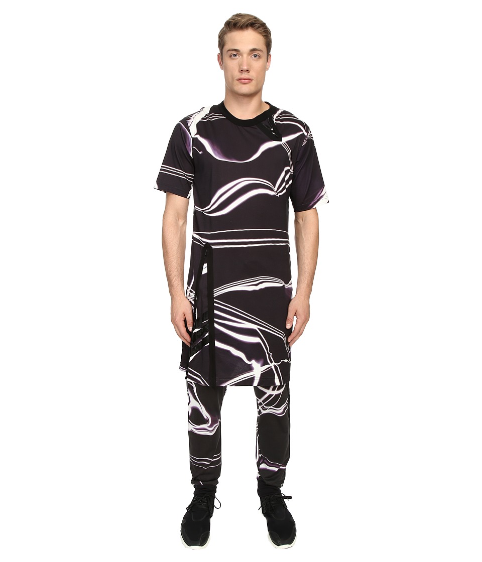 adidas Y-3 by Yohji Yamamoto Zip Aop Tee (Aop Lightning) T Shirt