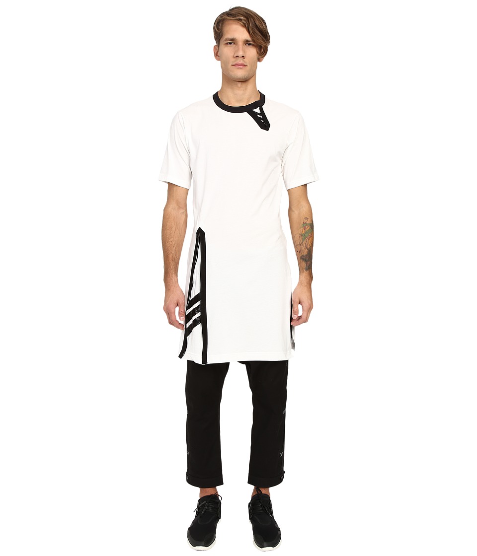 adidas Y-3 by Yohji Yamamoto Zip Tee (Core White) T Shirt