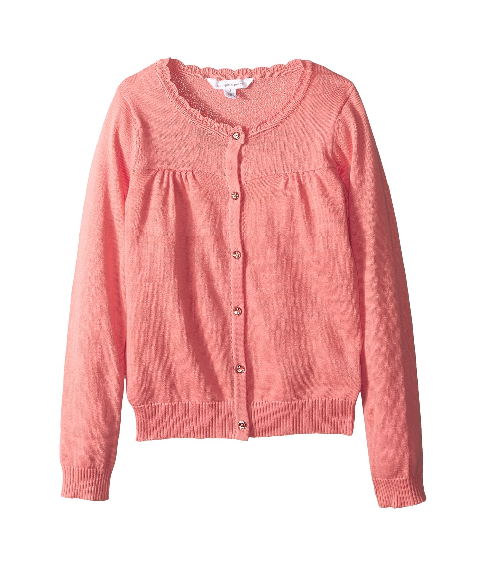 Pumpkin Patch Kids - Core Essentials Carly Rose Cardigan (Infant/Toddler/Little Kids/Big Kids) (Desert Flower) Girl