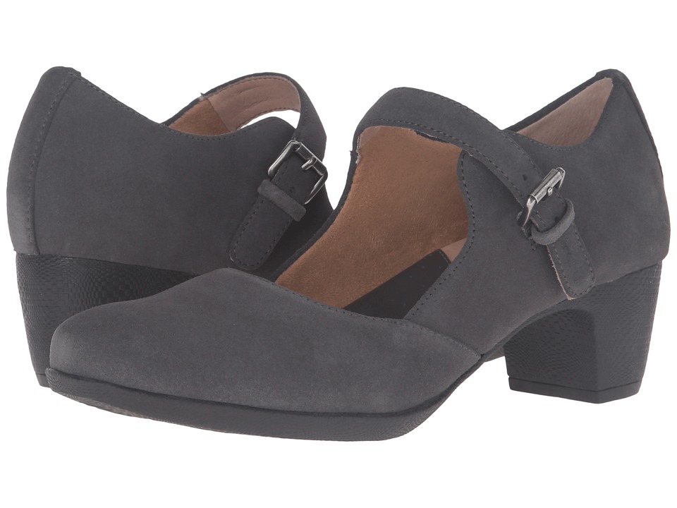SoftWalk Irish (Dark Grey Suede Leather) High Heels