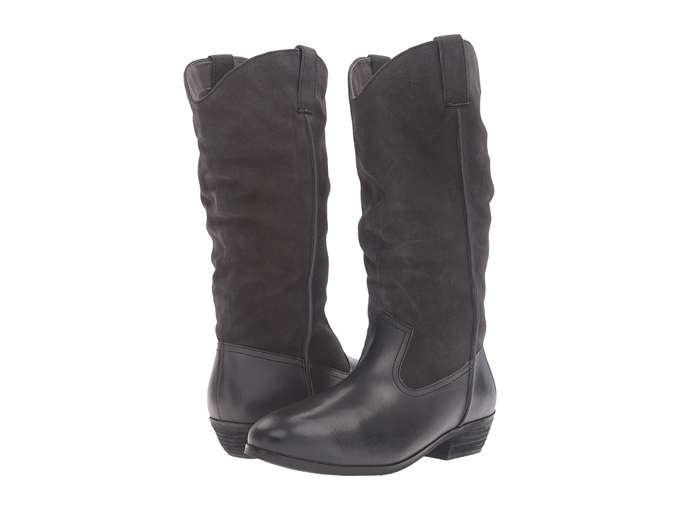 SoftWalk Rock Creek (Dark Grey Smooth Leather/Cow Suede) Women