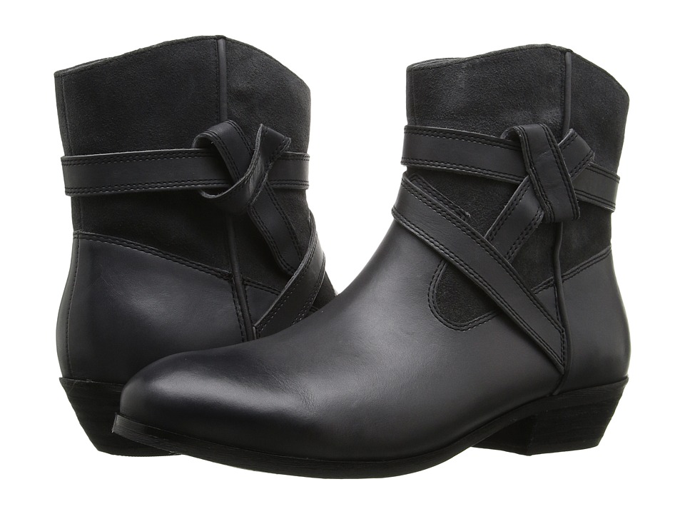 SoftWalk Roper (Dark Grey Smooth Leather/Cow Suede) Women