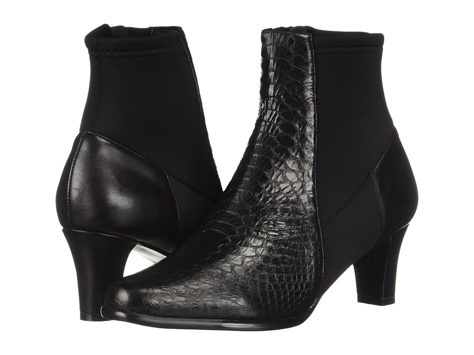 Trotters Janet (Black Metal Glazed Snake) Women