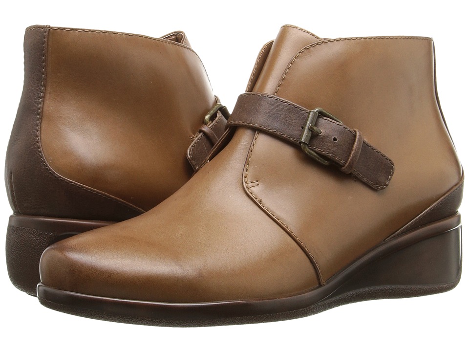 Trotters Mindy (Cognac Tumbled Leather) Women