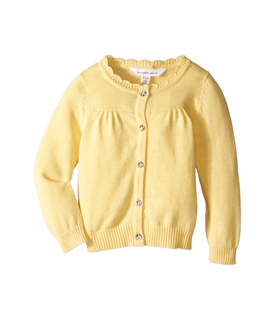 Pumpkin Patch Kids - Carly Rose Cardigan (Infant/Toddler/Little Kids) (Popcorn) Girl