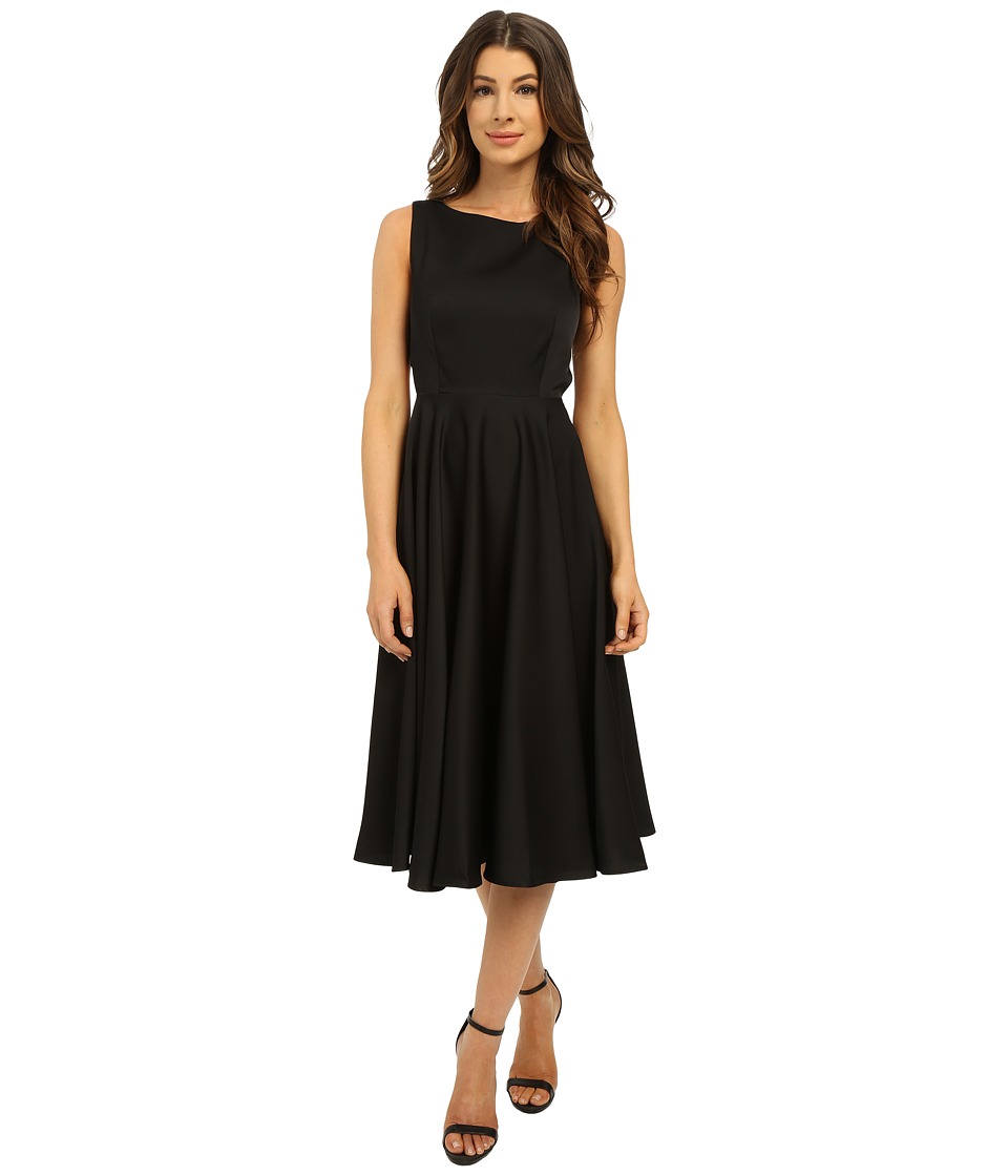 Ted Baker Lyxa Cut Out Full Skirt Midi Dress (Black) Women