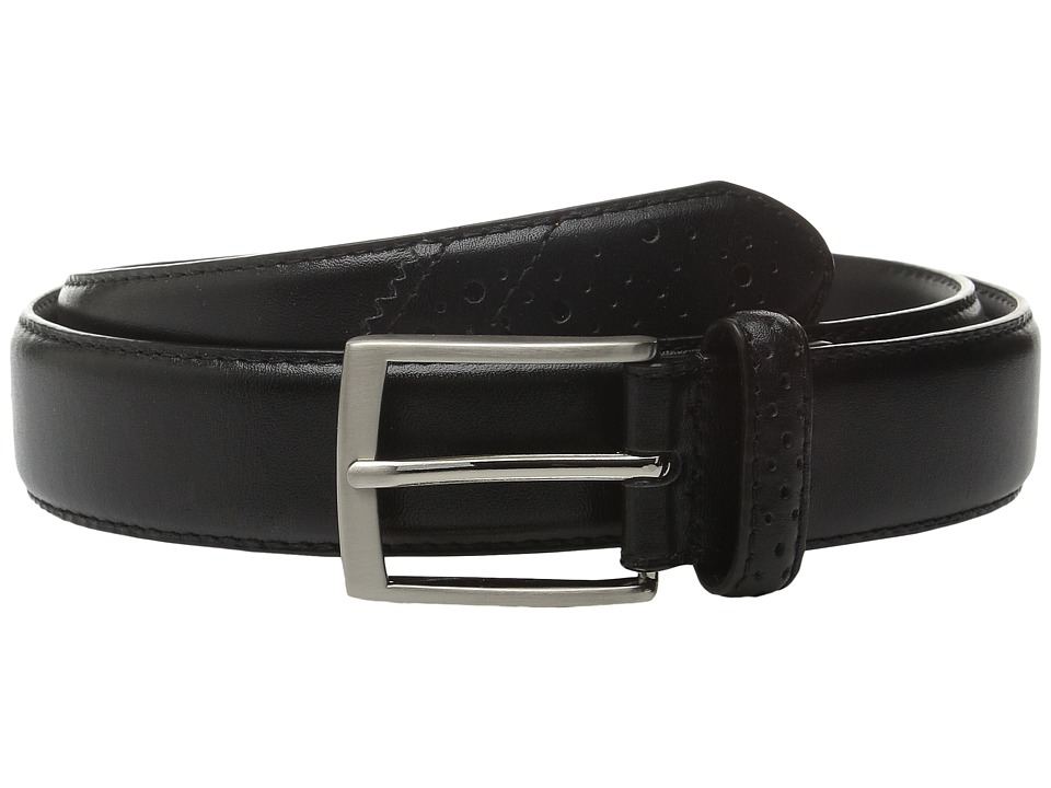 Stacy Adams 32mm Full Grain Leather Top w/ All Leather Lining Perforated Tip (Black 2) Men