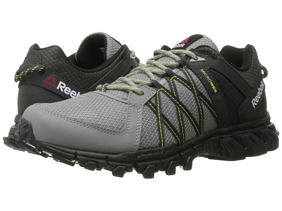 Reebok - Trailgrip RS 5.0 (Flat Grey/Gravel/Hero Yellow/Black) Men