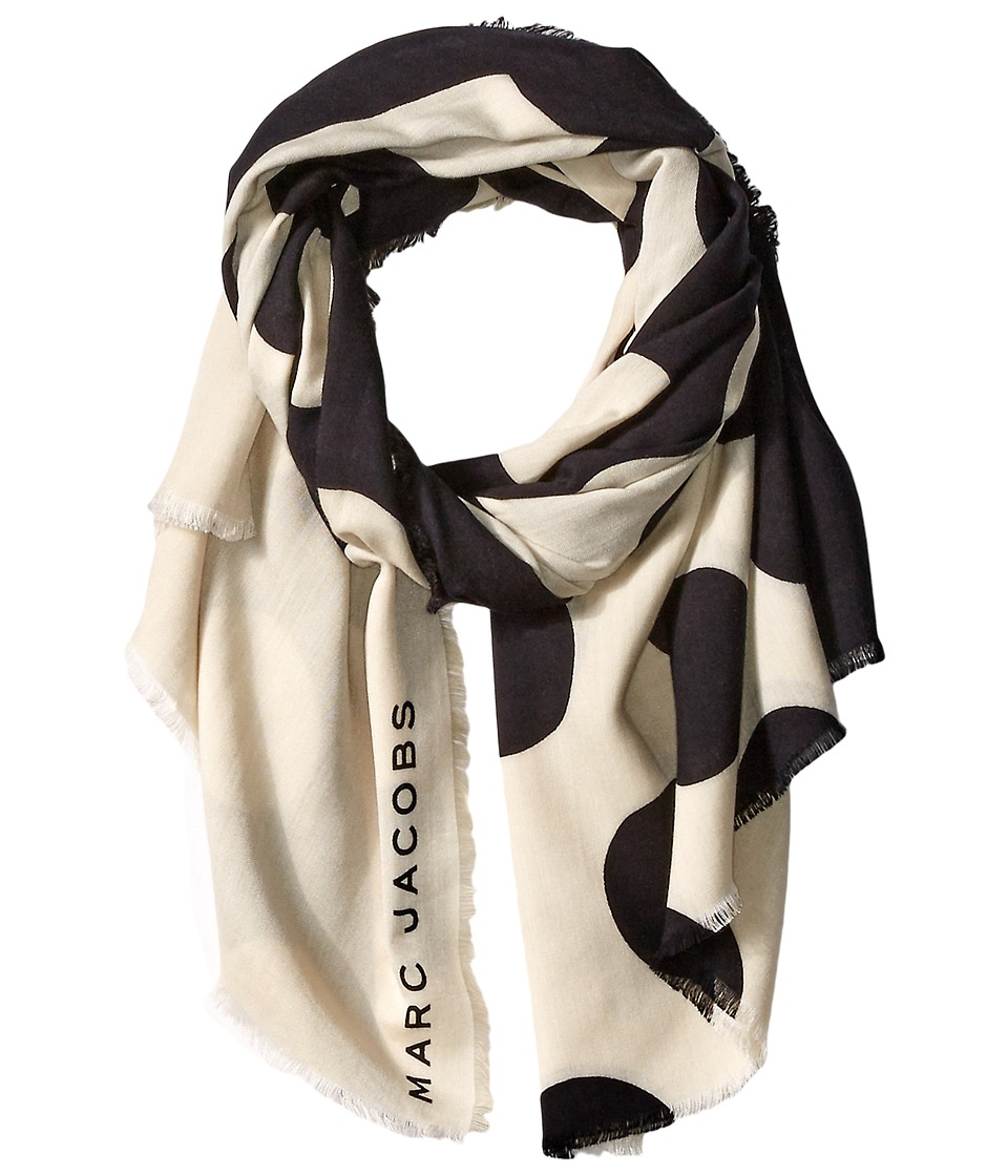 UPC 889732463655 product image for Marc Jacobs - Big Spot Scarf (Black Multi) Scarves | upcitemdb.com