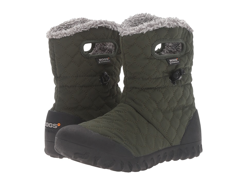 Bogs B-Moc Quilted Puff (Dark Green) Women