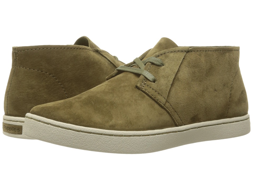 Hush Puppies Cille Gwen (Dark Olive Suede) Women