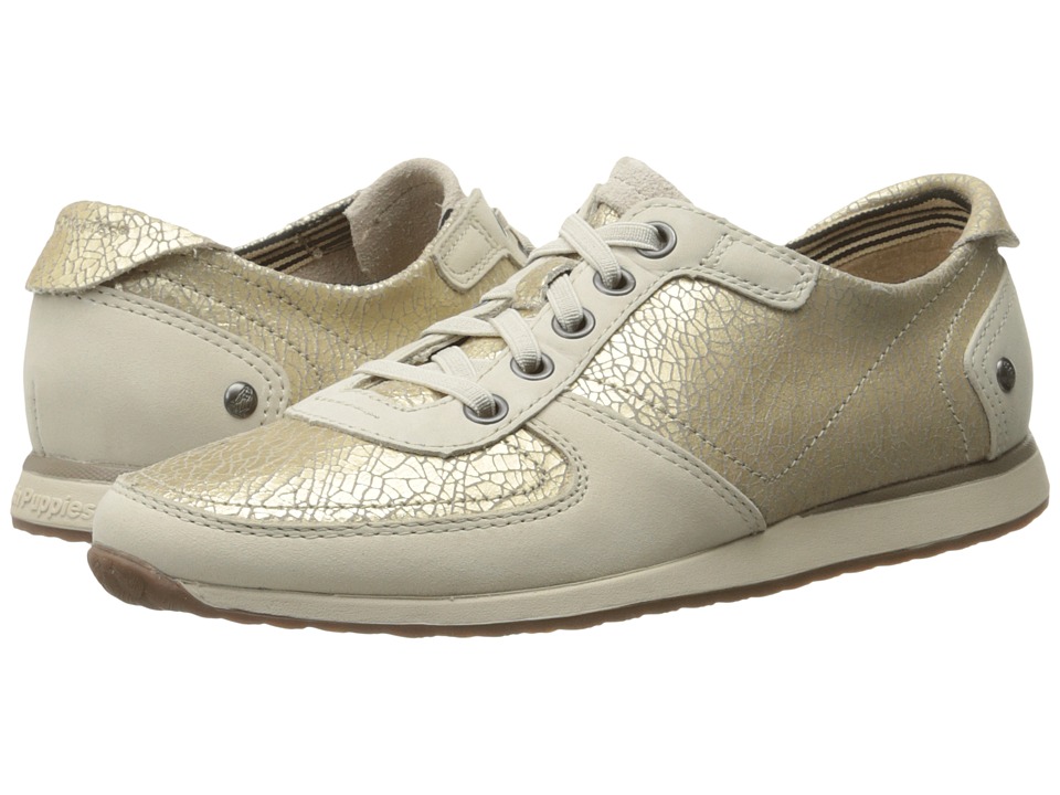 Hush Puppies Chazy Dayo (Light Gold Crackled Leather) Women