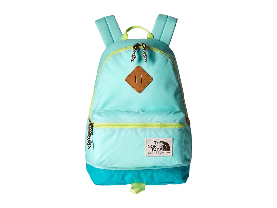 The North Face - Mini Berkeley (Little Kid/Big Kid) (Ice Green/Sharp Green) Backpack Bags