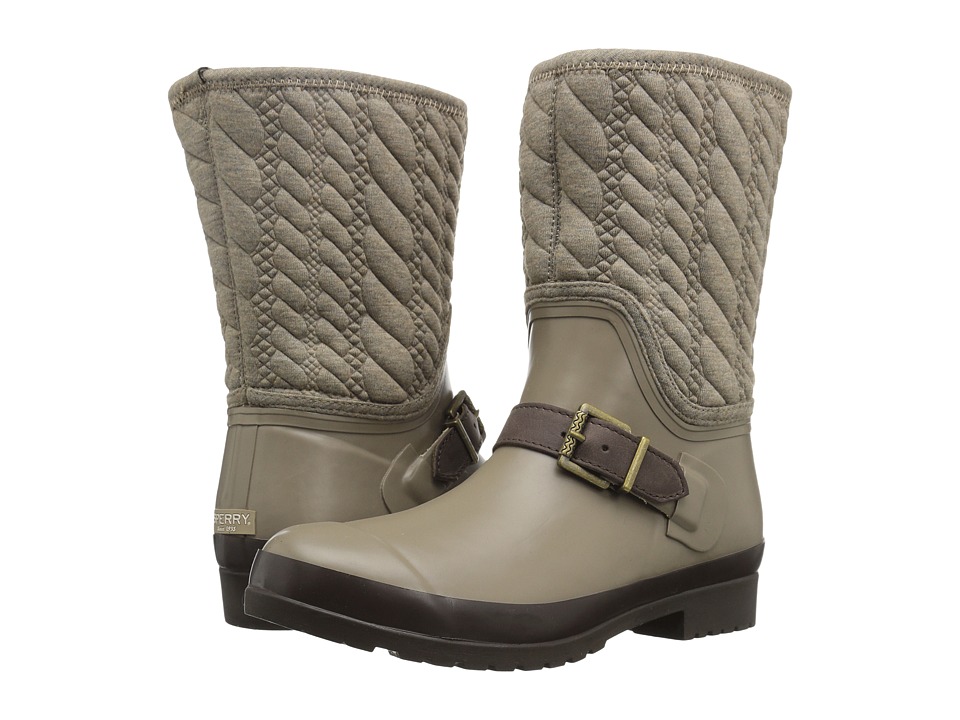 Sperry Walker Gray Rope Emboss Neoprene (Taupe) Women