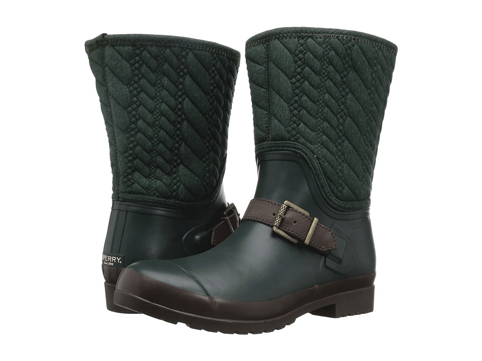 Sperry Walker Gray Rope Emboss Neoprene (Green) Women