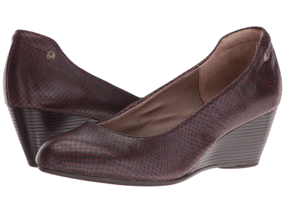 Hush Puppies Farah Rhea (Red Snake Embossed Leather) Women