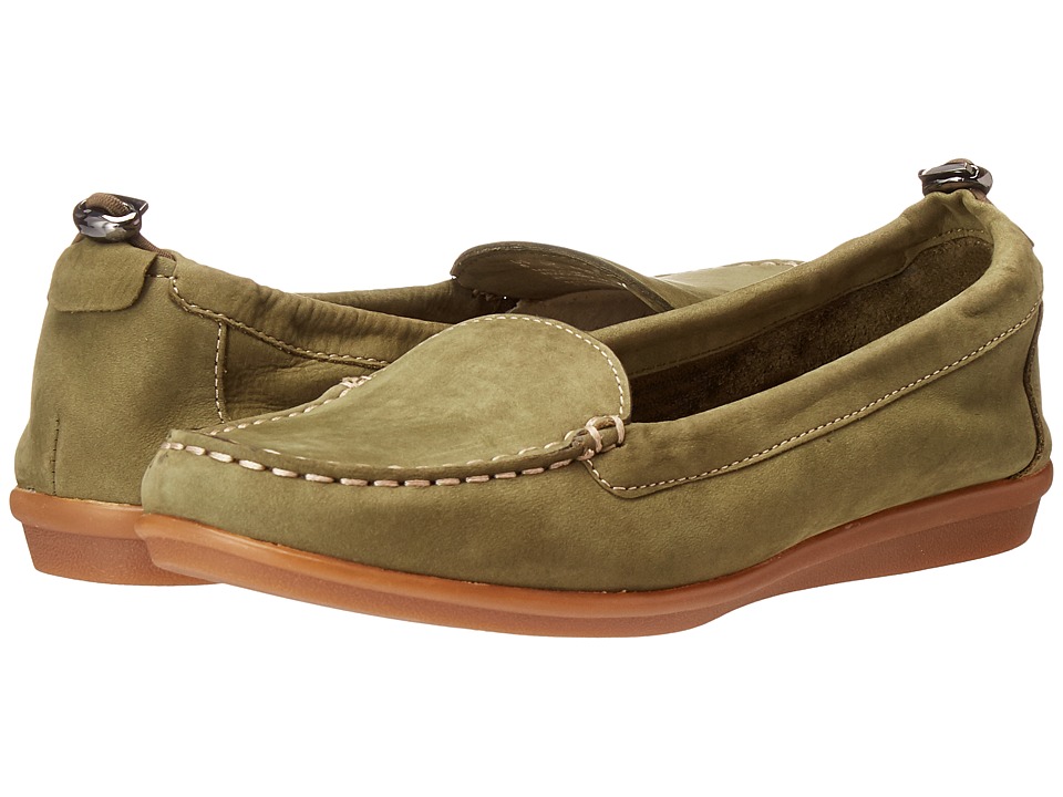 Hush Puppies Endless Wink (Dark Olive Nubuck) Women