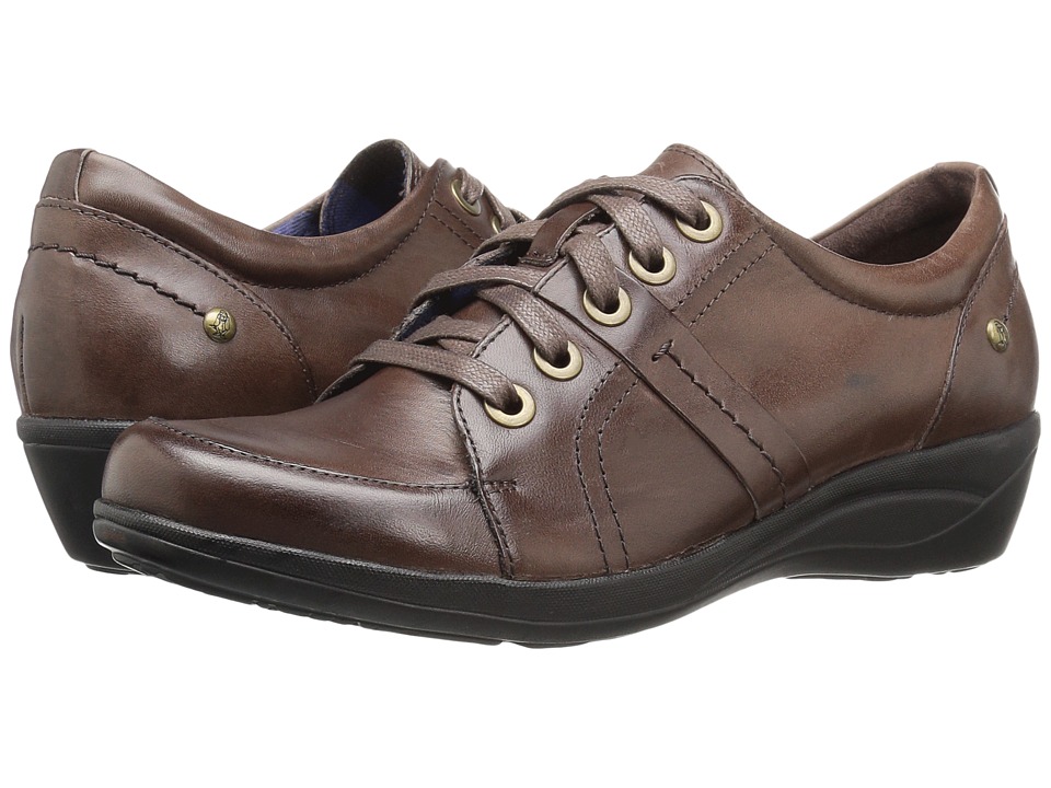 Hush Puppies Champion Oleena (Dark Brown Leather) Women