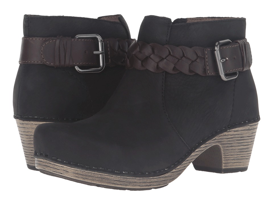 Dansko Michelle (Black Milled Nubuck) Women