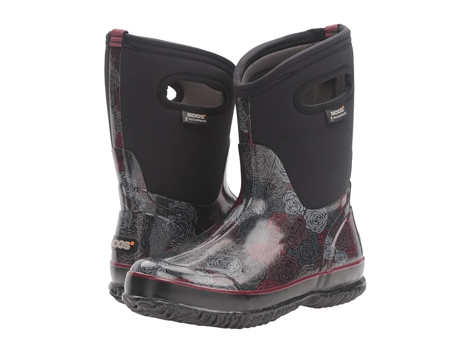 Bogs Classic Rosey Mid (Black Multi) Women