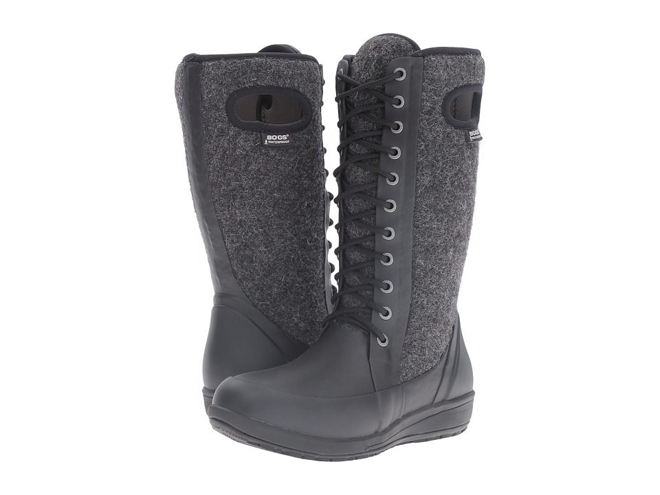 Bogs Cami Lace Tall Wool (Black Multi) Women