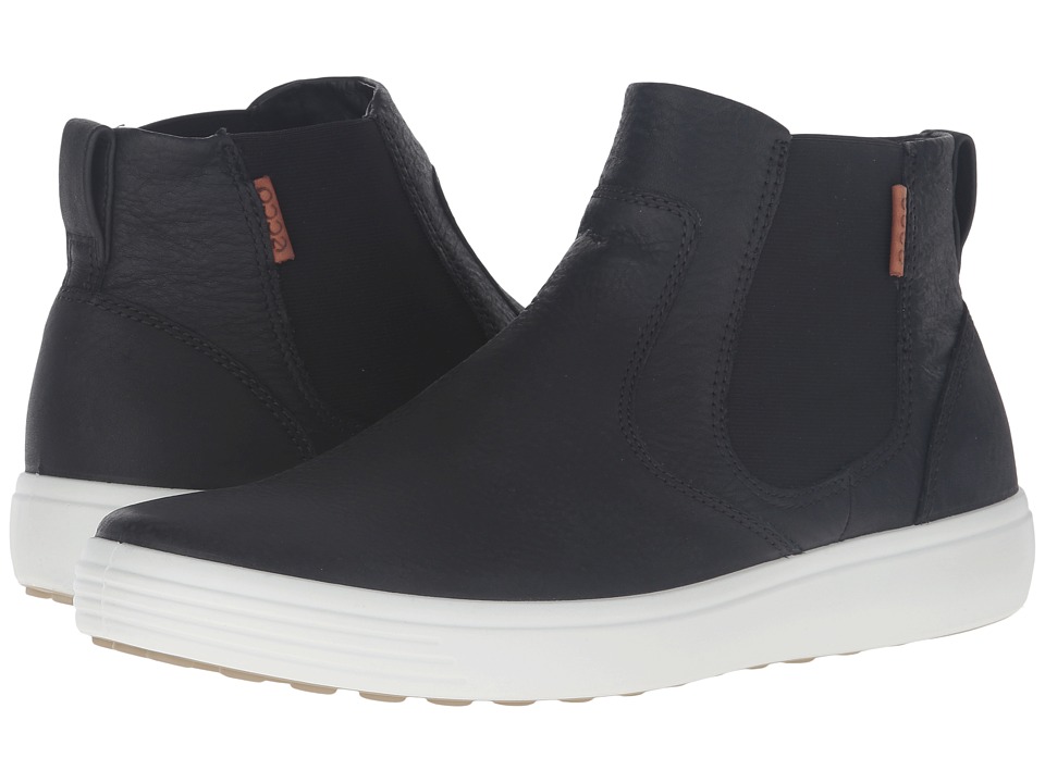 ECCO Soft 7 Boot (Black/Lion) Men