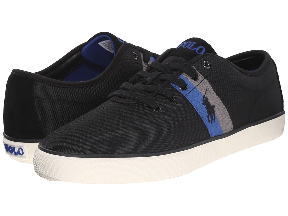 Polo Ralph Lauren - Halford (Polo Black Matte Codura/Suede) Men