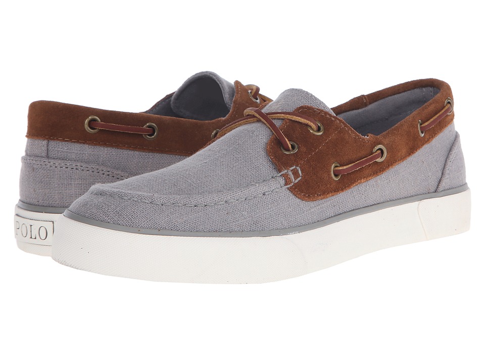 Polo Ralph Lauren - Rylander (Grey/New Snuff Flax Linen/Sport Suede) Men