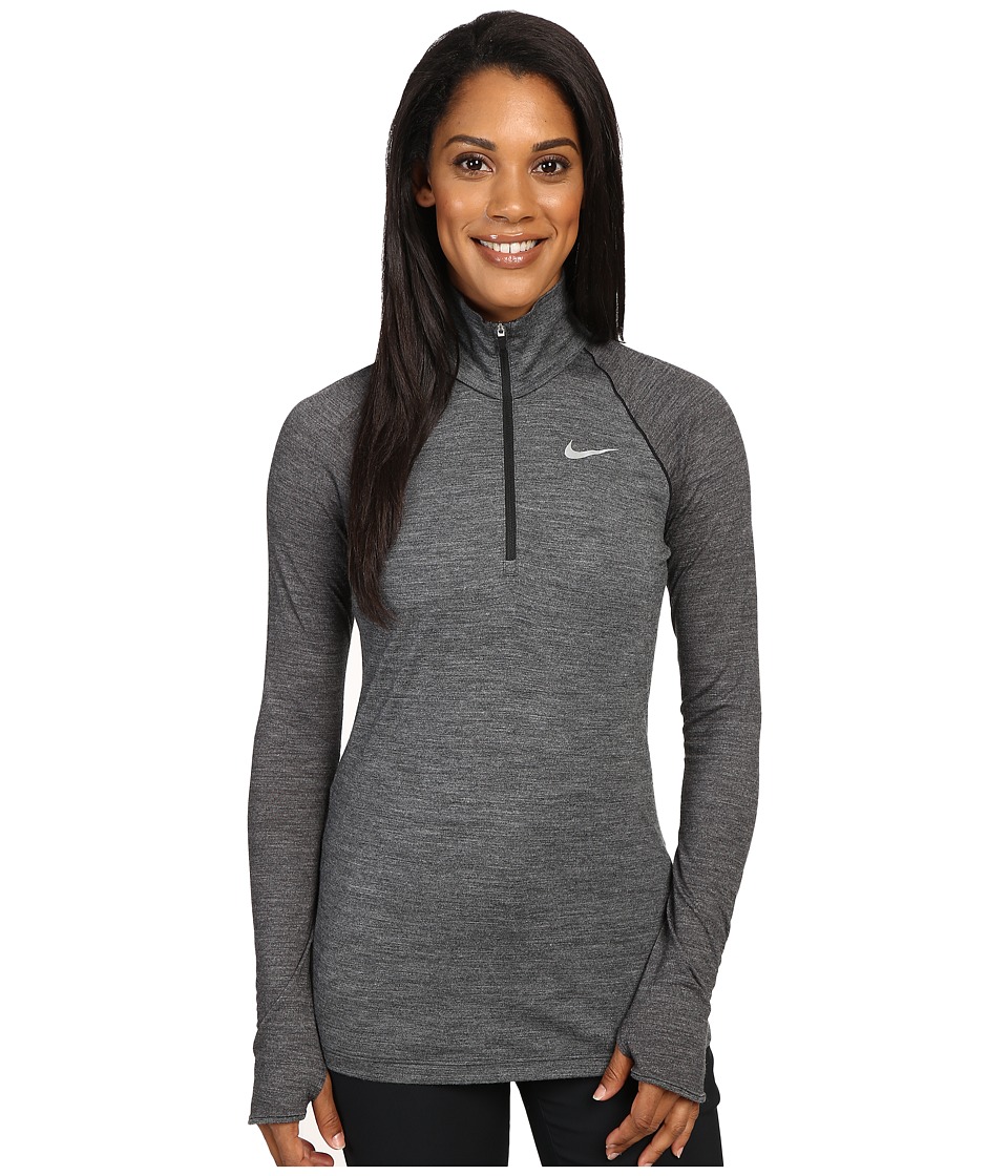 Nike Golf 1/2 Zip Merino Long Sleeve Top (Wolf Grey/Black/Reflective Silver) Women