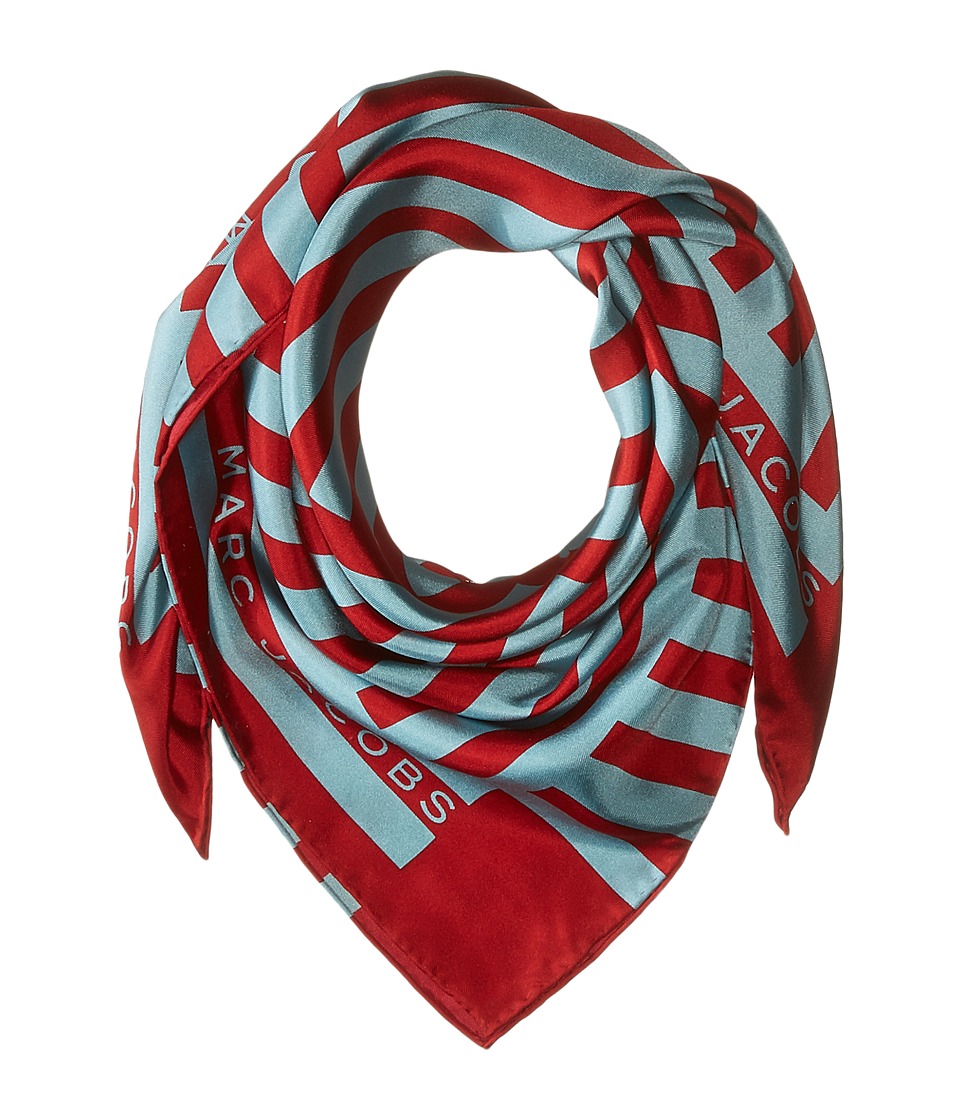 UPC 889732472817 product image for Marc Jacobs - Satin Stripe Bandana (Light Blue Multi) Scarves | upcitemdb.com