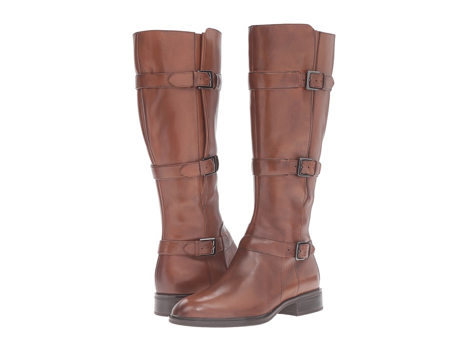ECCO Chelsea 20 Tall Boot (Cognac Calf Leather) Women