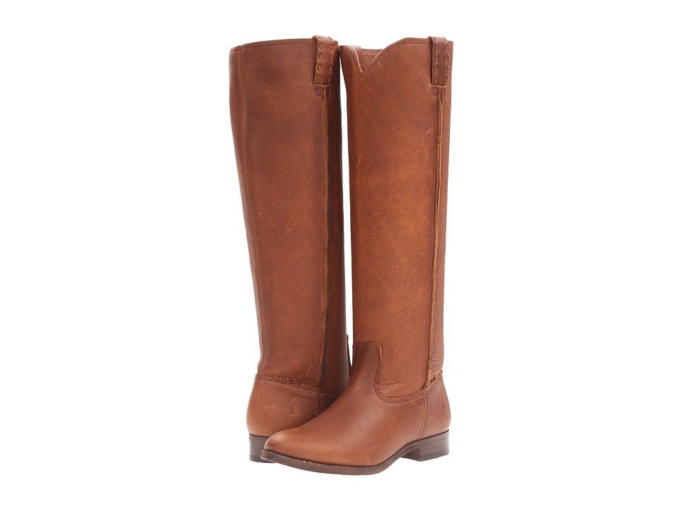 Frye Cara Tall (Cognac Washed Oiled Vintage) Women