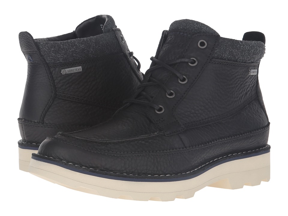 Clarks Korik Rise GTX (Black Leather) Men