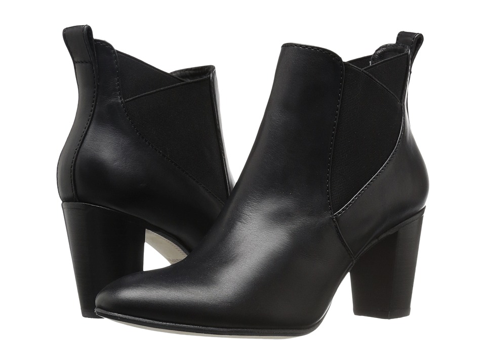 Johnston & Murphy Amber Bootie (Black Calfskin) Women