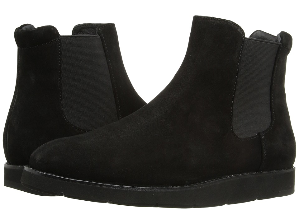Johnston & Murphy Bree Gore Ankle Boot (Black Italian Waterproof Suede/Black Waterproof Gore) Women
