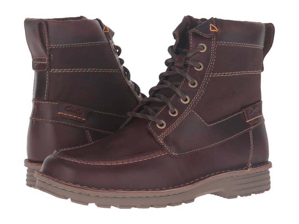 Clarks Sawtel Hi (Brown Leather) Men