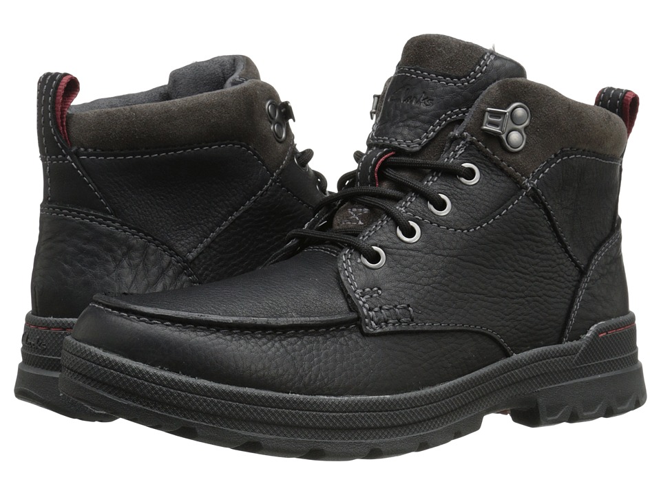 Clarks Ryerson Dale (Black Tumbled Leather) Men