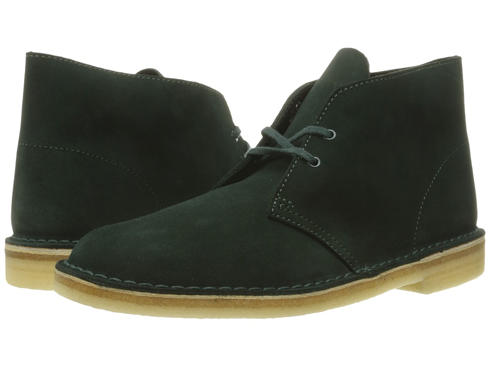Clarks Desert Boot (Dark Green Suede) Men