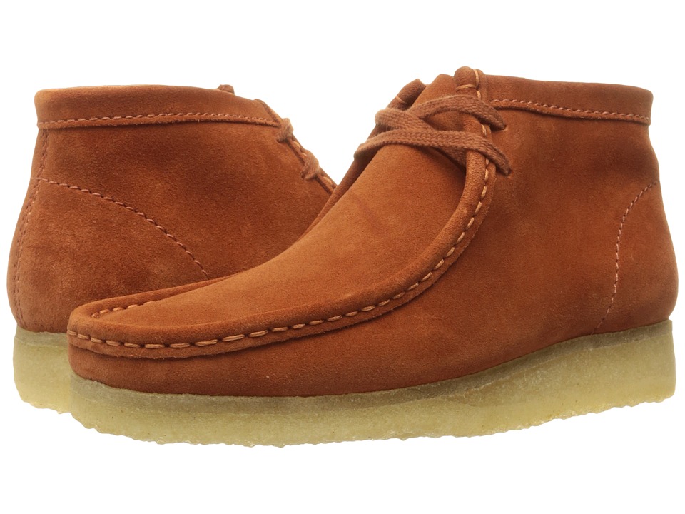 Clarks Wallabee Boot (Rust Vintage Suede) Men