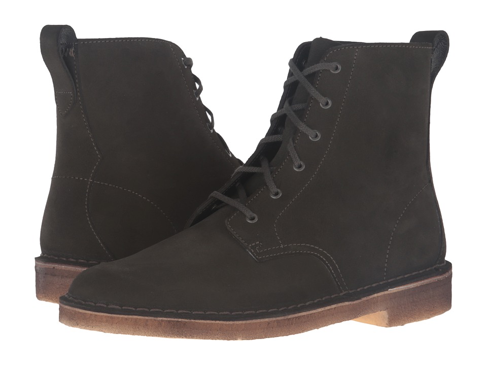 Clarks Desert Mali Boot (Loden Green Suede) Men