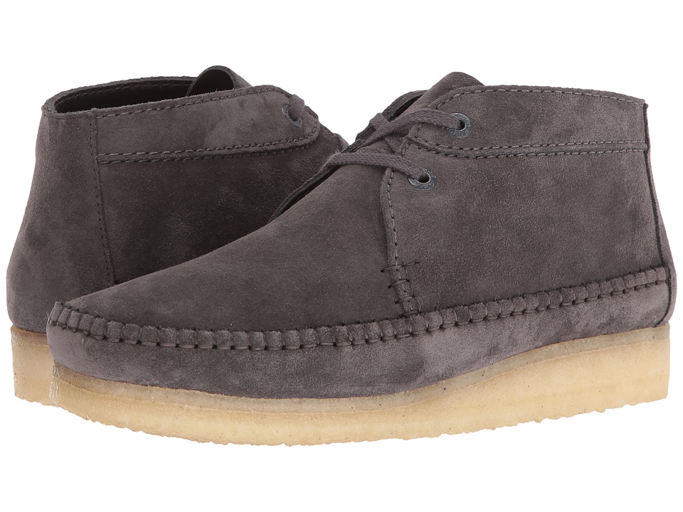Clarks Weaver Boot (Charcoal Suede) Men
