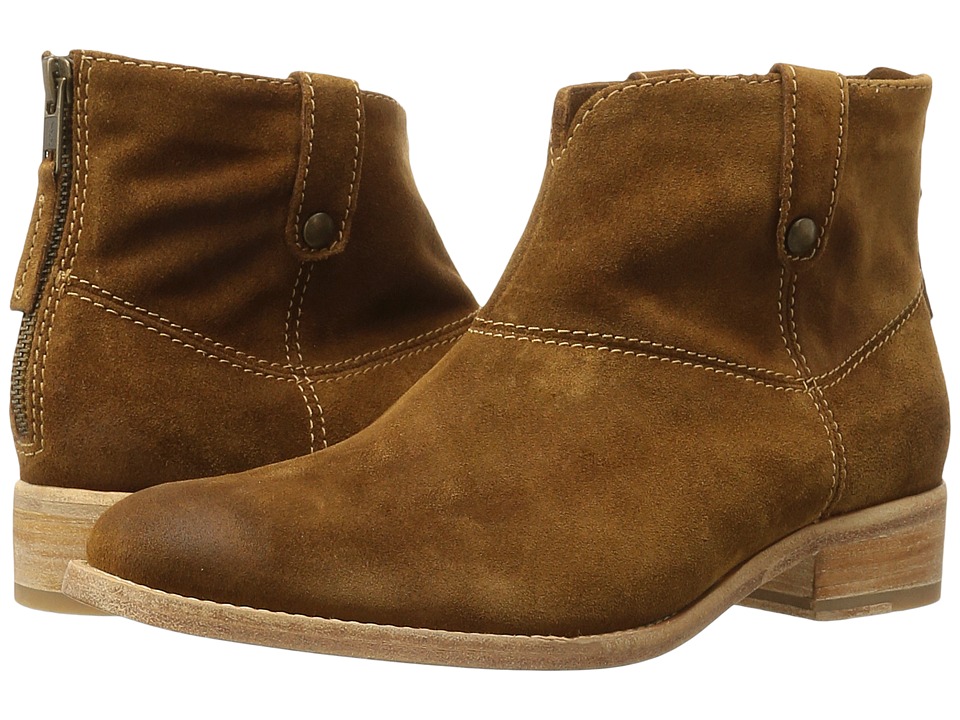 Johnston & Murphy Stephanie Boot (Cognac Italian Suede) Women