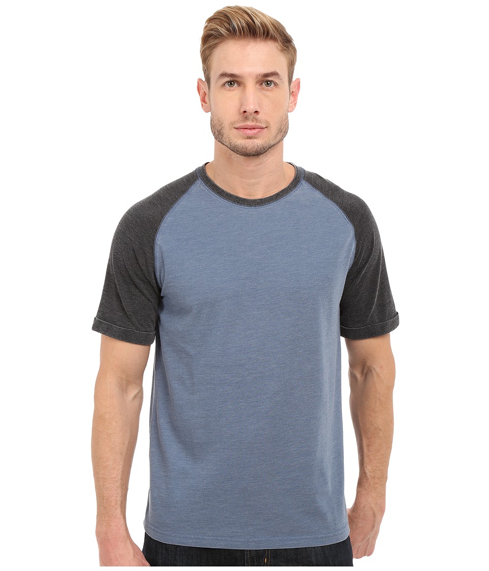 Threads 4 Thought The Harvard Raglan Crew (China Blue) Men